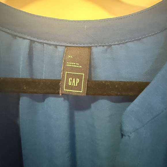 GAP Blue Sleeveless V-Neck Dress – Size XL - Picture 3 of 8